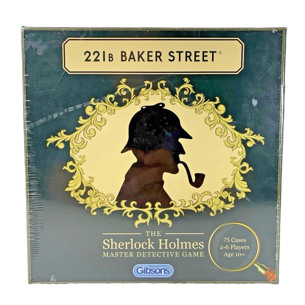 221B Baker Street The Sherlock Holmes Master Detective Game  New Factory sealed